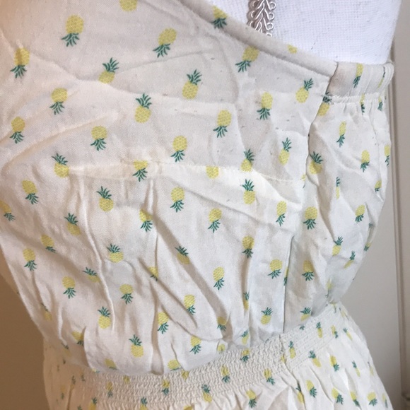 Jessica Simpson Pineapple Halter Mini Dress Small - Picture 8 of 10